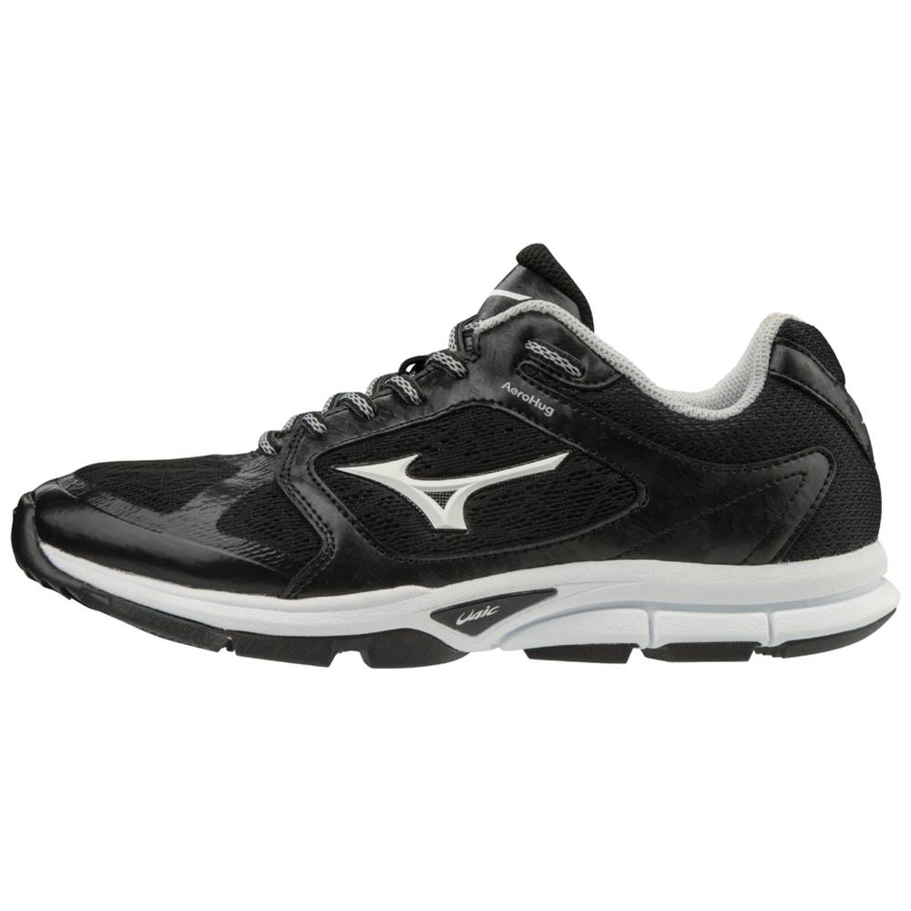 Mizuno Utility - Bayan Softball Ayakkabı - Siyah/Beyaz Türkiye (YVGUAN-738)